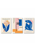 Cuadros Deco En Lienzo Pack X 3 De 25x37cm C/u