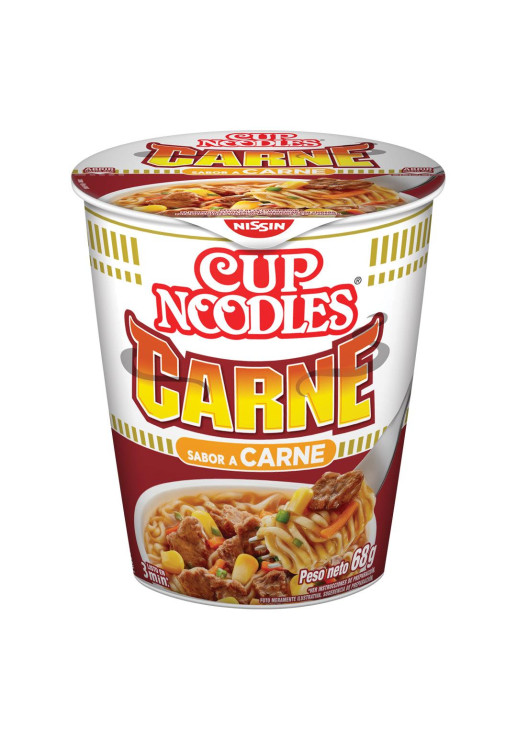 Cup Noodles Nissin Carne 68 Gr.