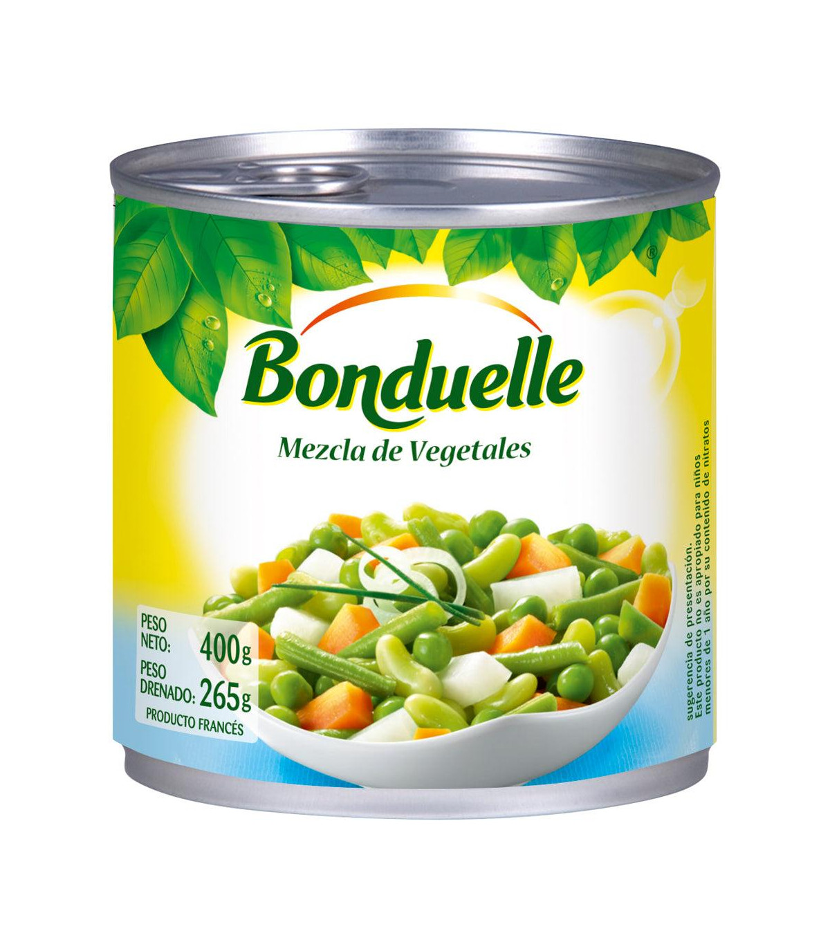 Mezcla De Vegetales Bonduelle 400 Gr.