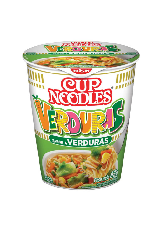 Cup Noodles Nissin Verdura 65 Gr.