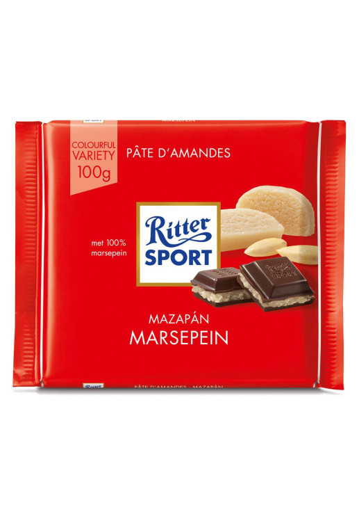 Chocolate Relleno Con Mazapan Ritter Sport 100 Gr.