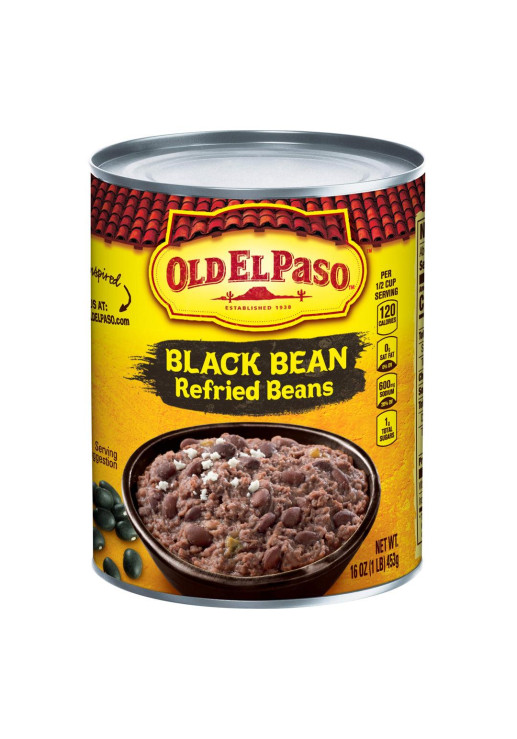 Porotos Negros Fritos Old El Paso 453 Gr.