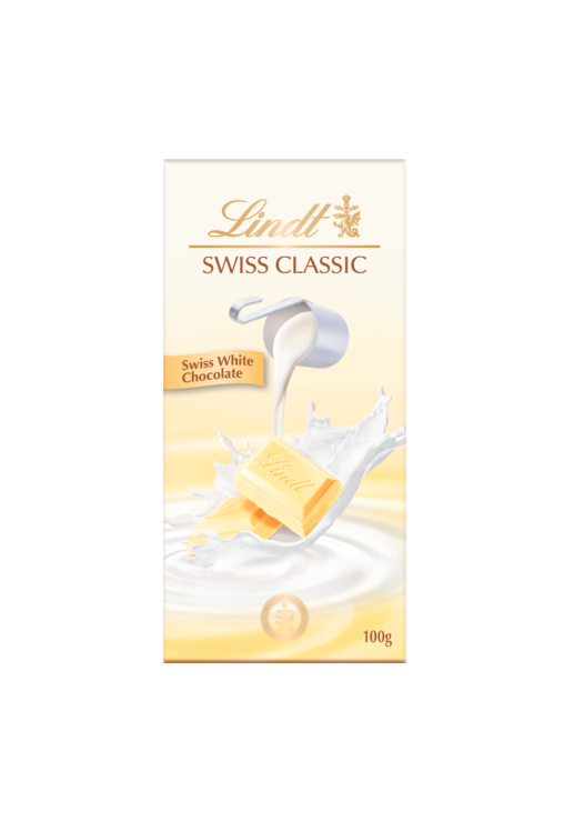 Chocolate Lindt Swiss Classic Tableta White 100 Gr.