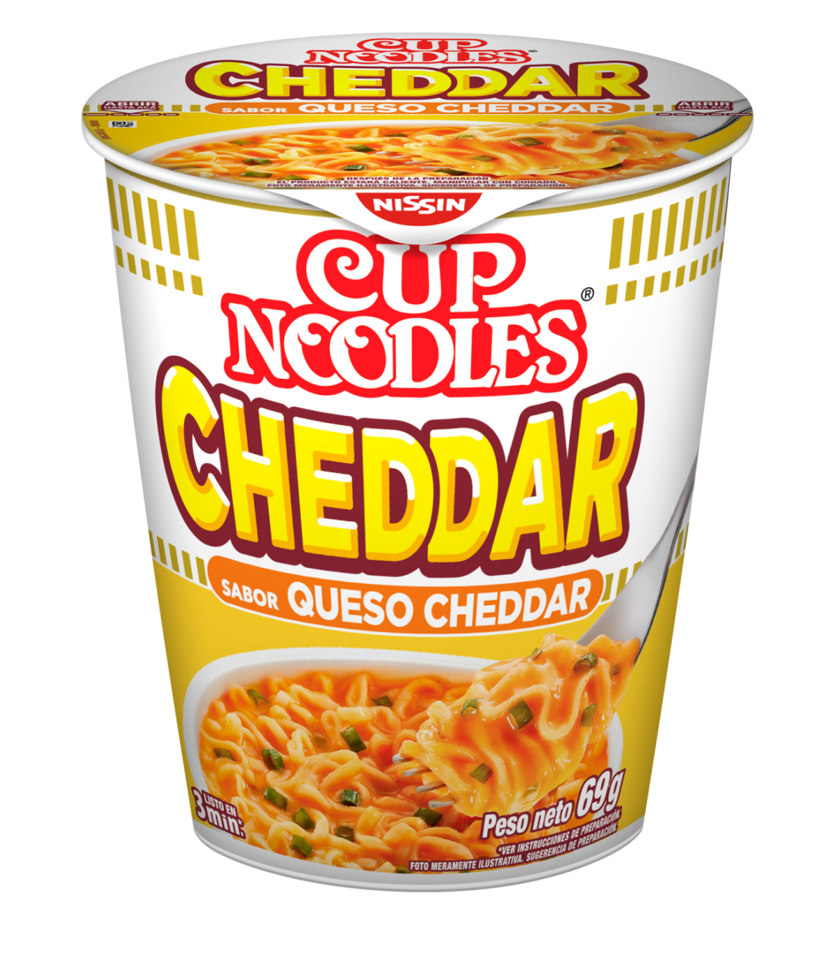 Cup Noodles Nissin Cheddar 69 Gr.