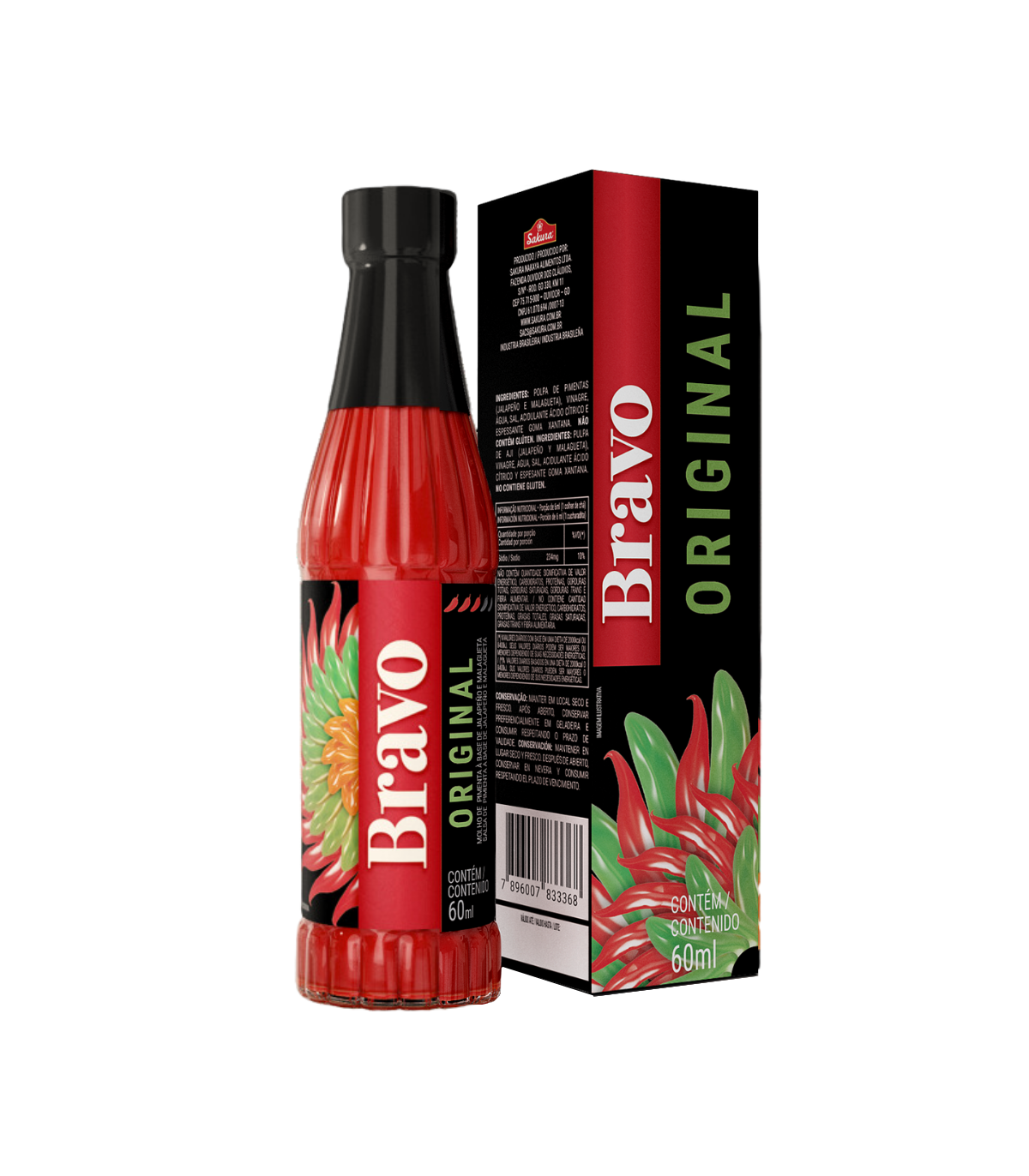 Salsa Picante Original Bravo 60 Ml.