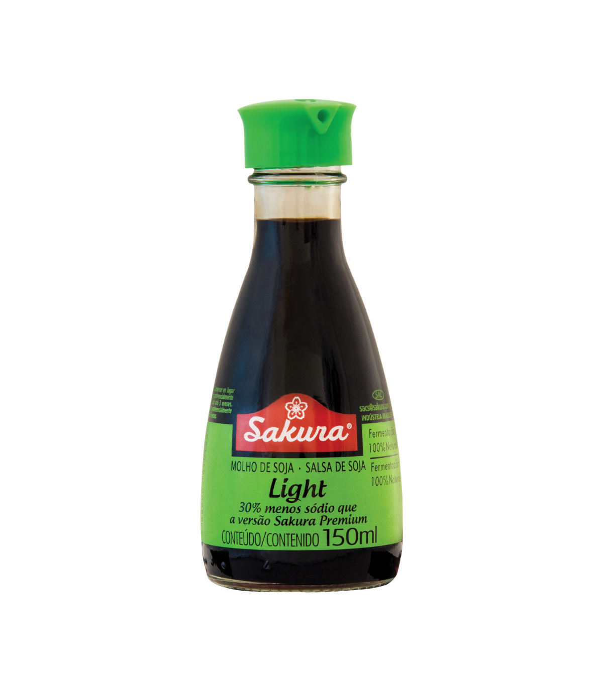 Salsa De Soja Premium Bajo Sodio Sakura 150 Ml.