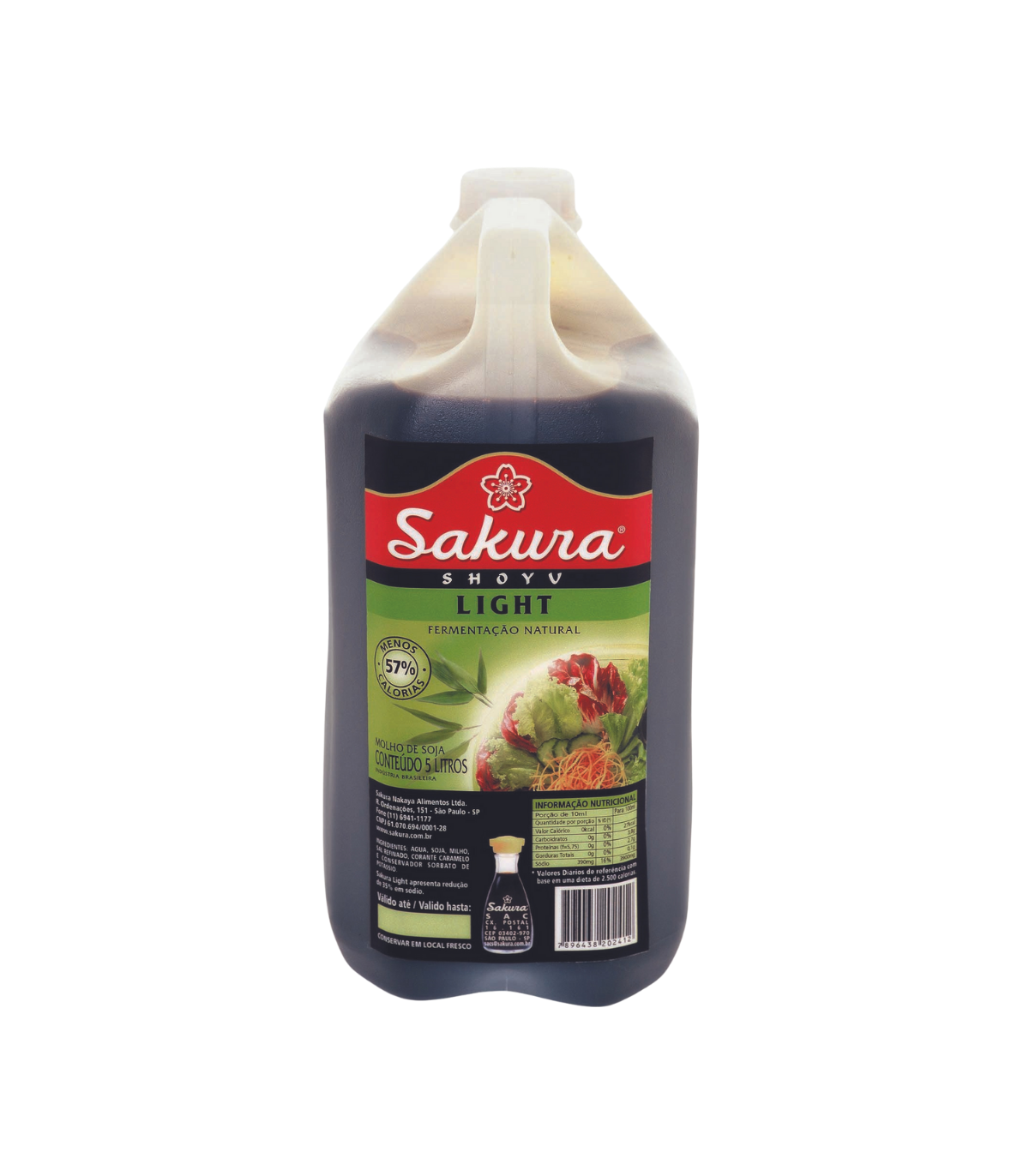 Salsa De Soja Reducida En Sodio Sakura 5000 Ml.