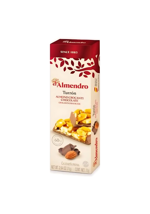 Turron Crocante El Almendro 75 Gr.
