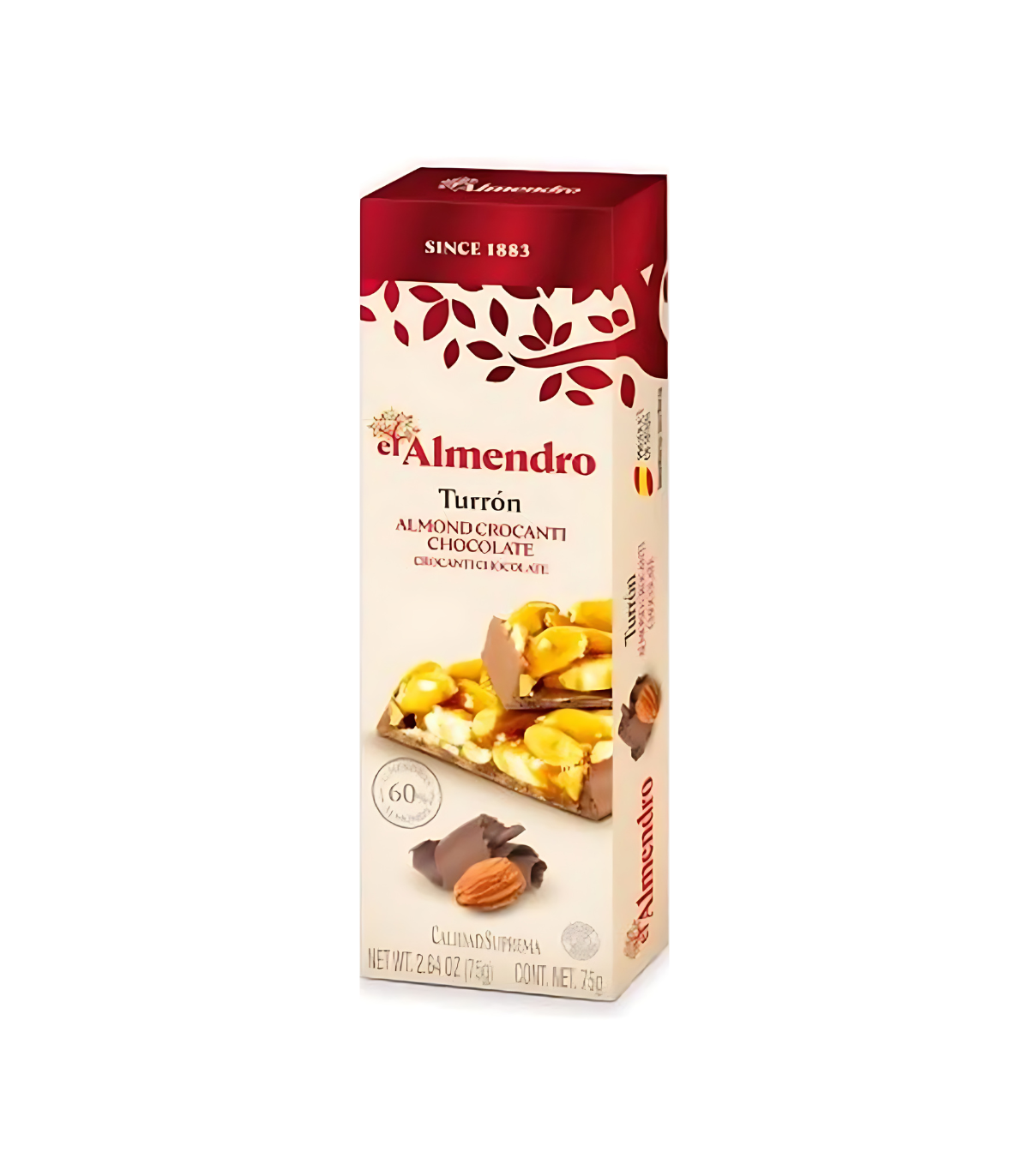 Turron Crocante El Almendro 75 Gr.
