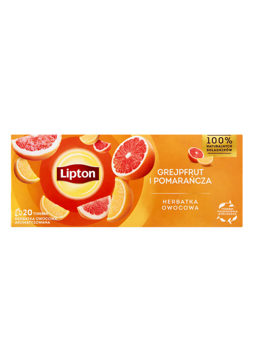 Té Pomelo Y Naranja Lipton X20