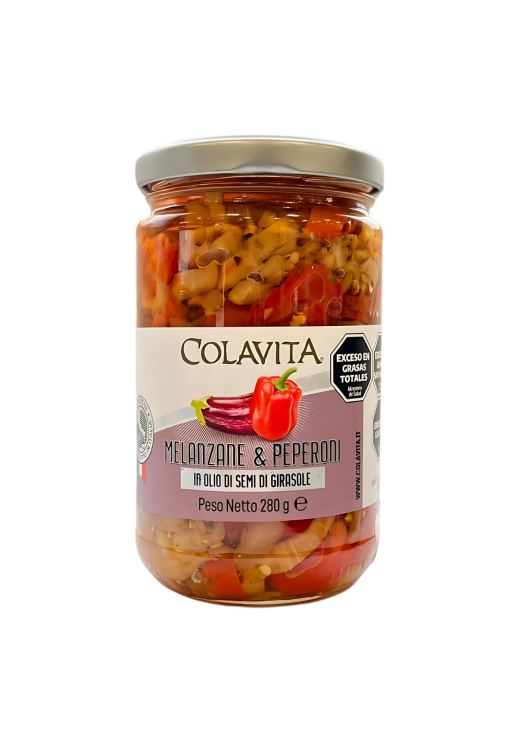 Pimientos Y Berenjenas En Aceite Colavita 280 Gr.