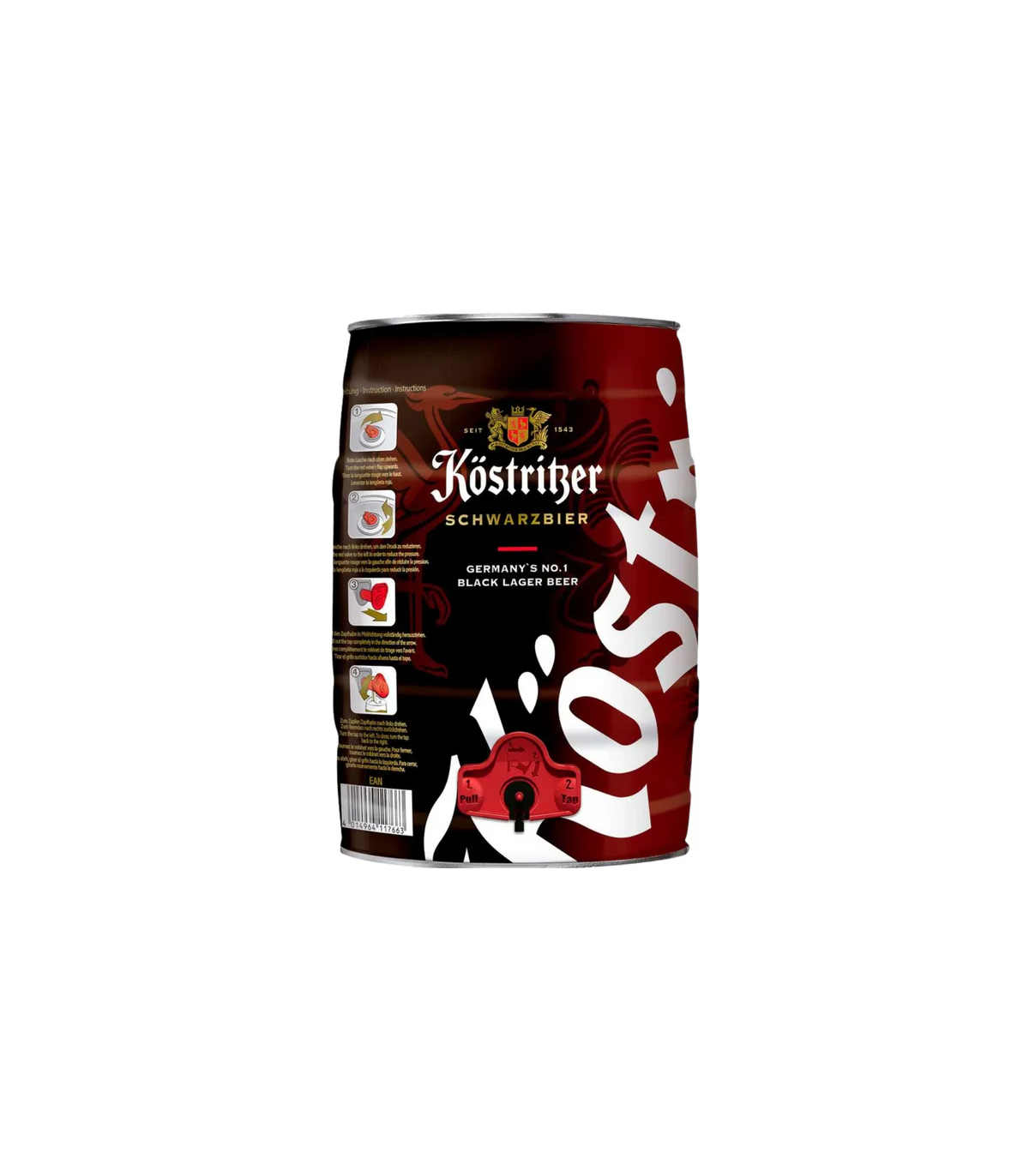 Cerveza Kostritzer Barril 5 Litros