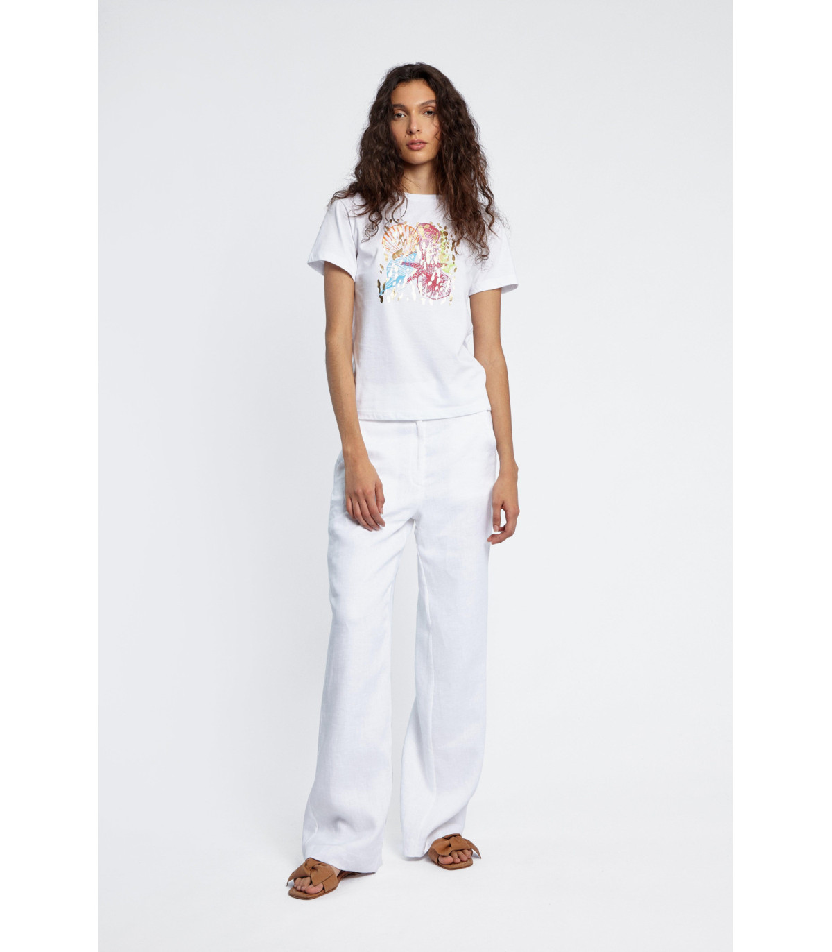Remera Foil Milos Blanca