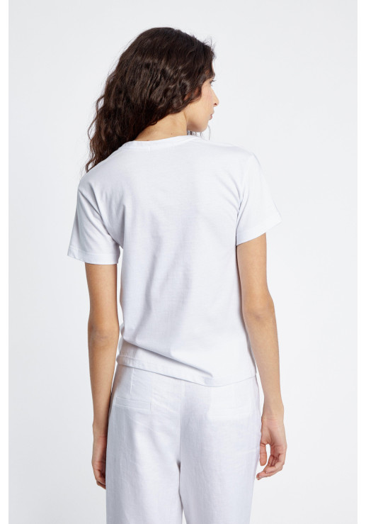 Remera Foil Milos Blanca