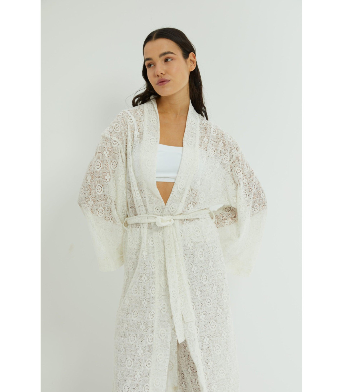 Kimono Poussin Off White