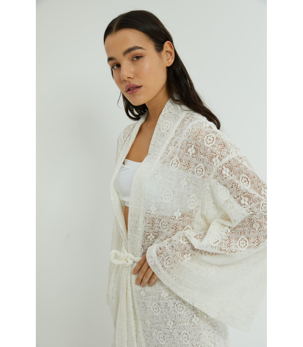 Kimono Poussin Off White