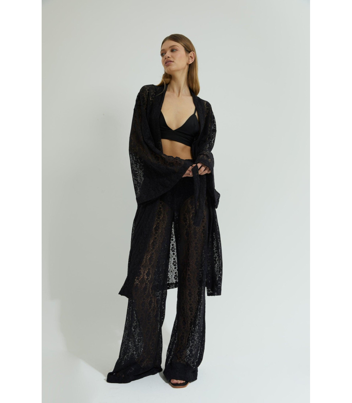 Kimono Poussin Negro