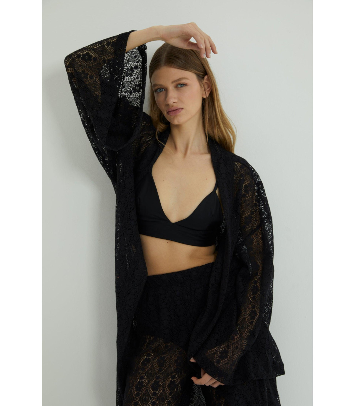 Kimono Poussin Negro
