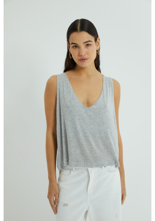 Musculosa Leger Gris