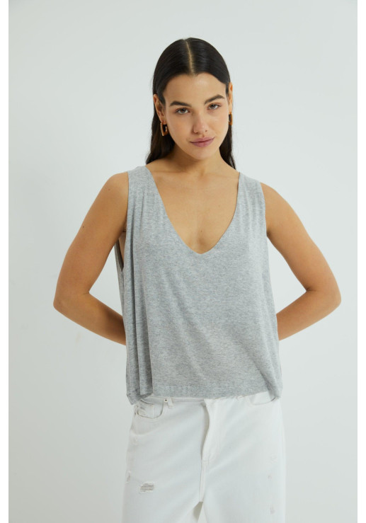 Musculosa Leger Gris