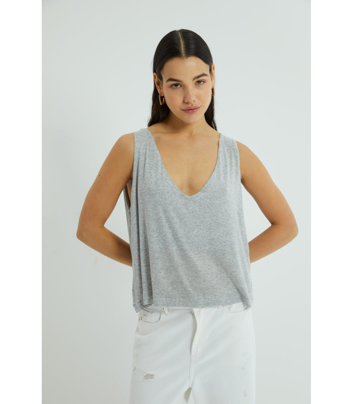 Musculosa Leger Gris
