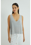 Musculosa Leger Gris