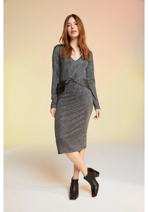 Vestido Amarilis Gris