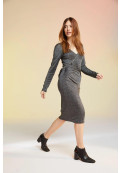 Vestido Amarilis Gris