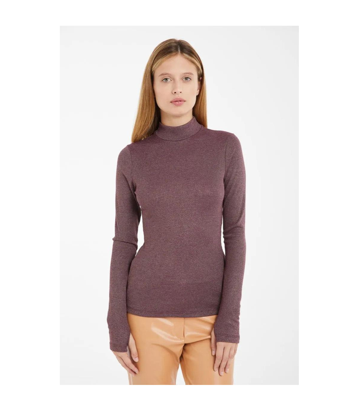 Polera Amarilis Violeta