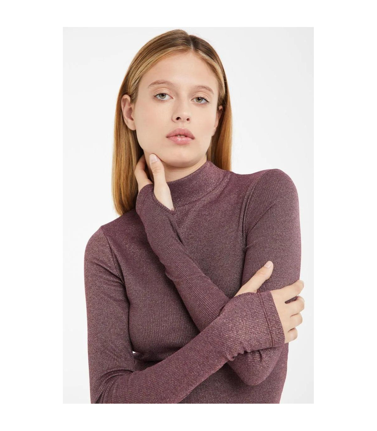 Polera Amarilis Violeta