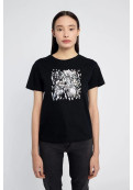 Remera Foil Milos Negro