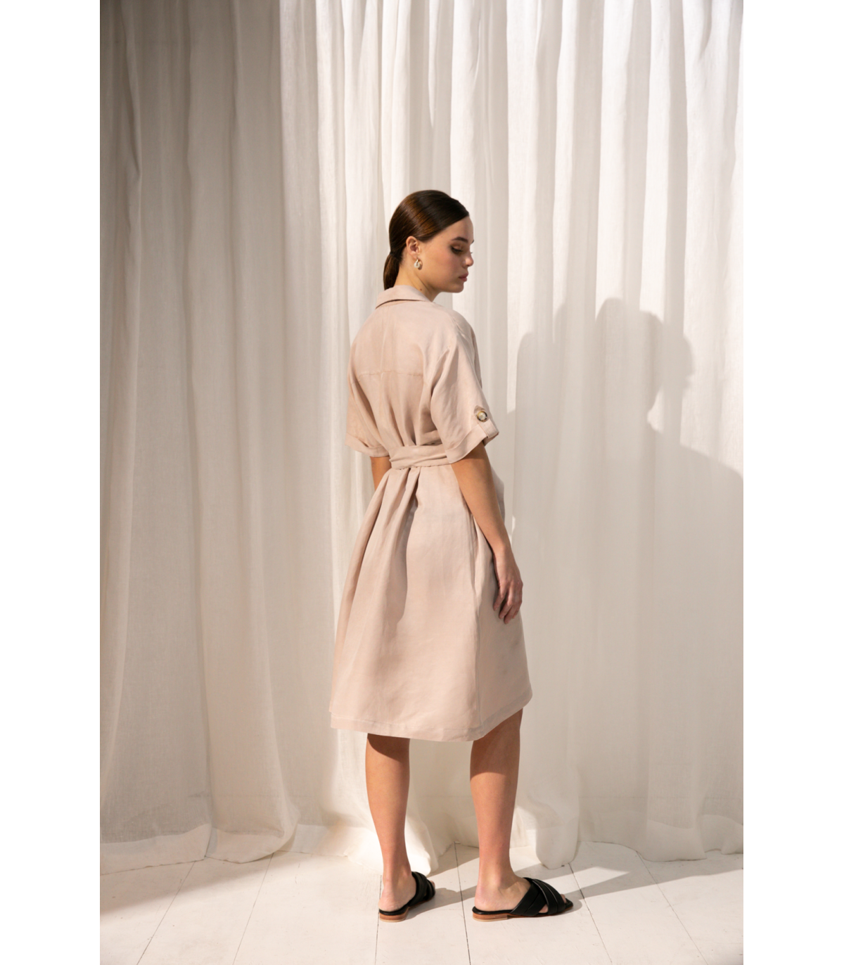 Vestido Candance Camel