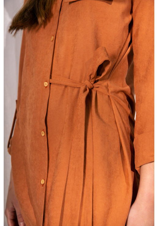 Vestido Camisero Moira Camel