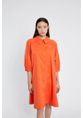 Vestido Camisero Lua Naranja