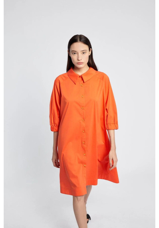 Vestido Camisero Lua Naranja