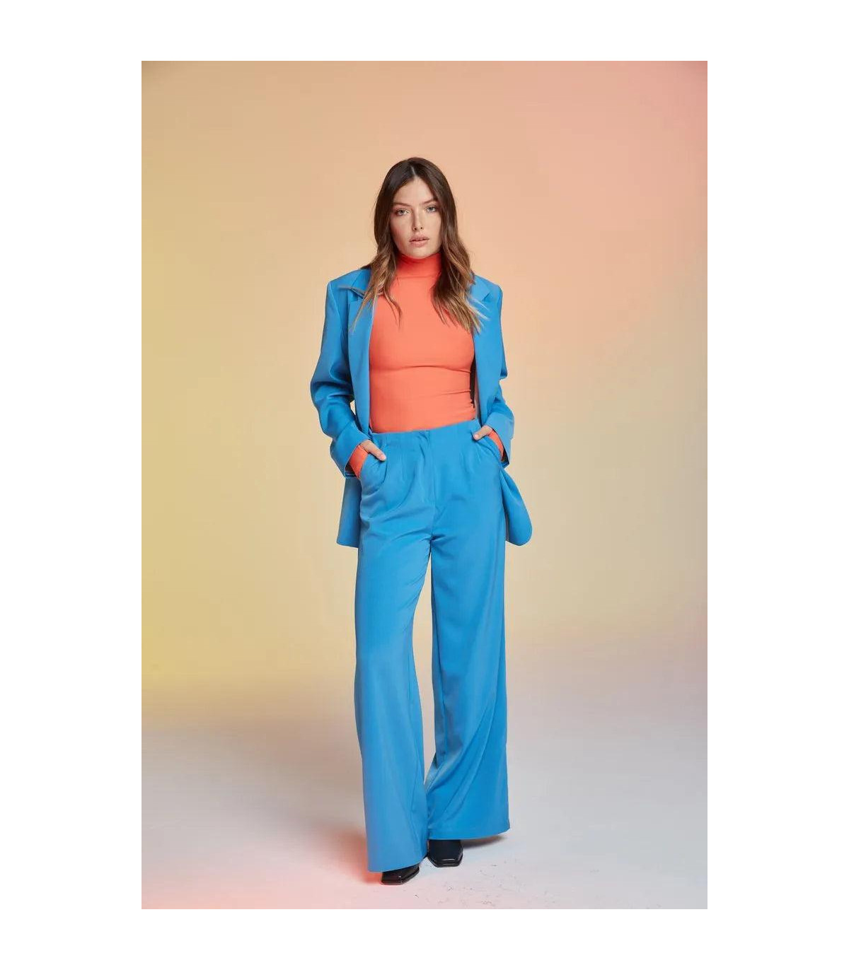 Pantalon Estella Turquesa