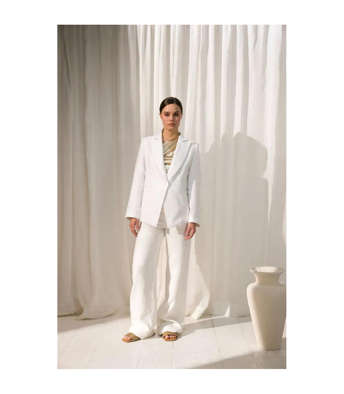 Pantalon Rina Off White