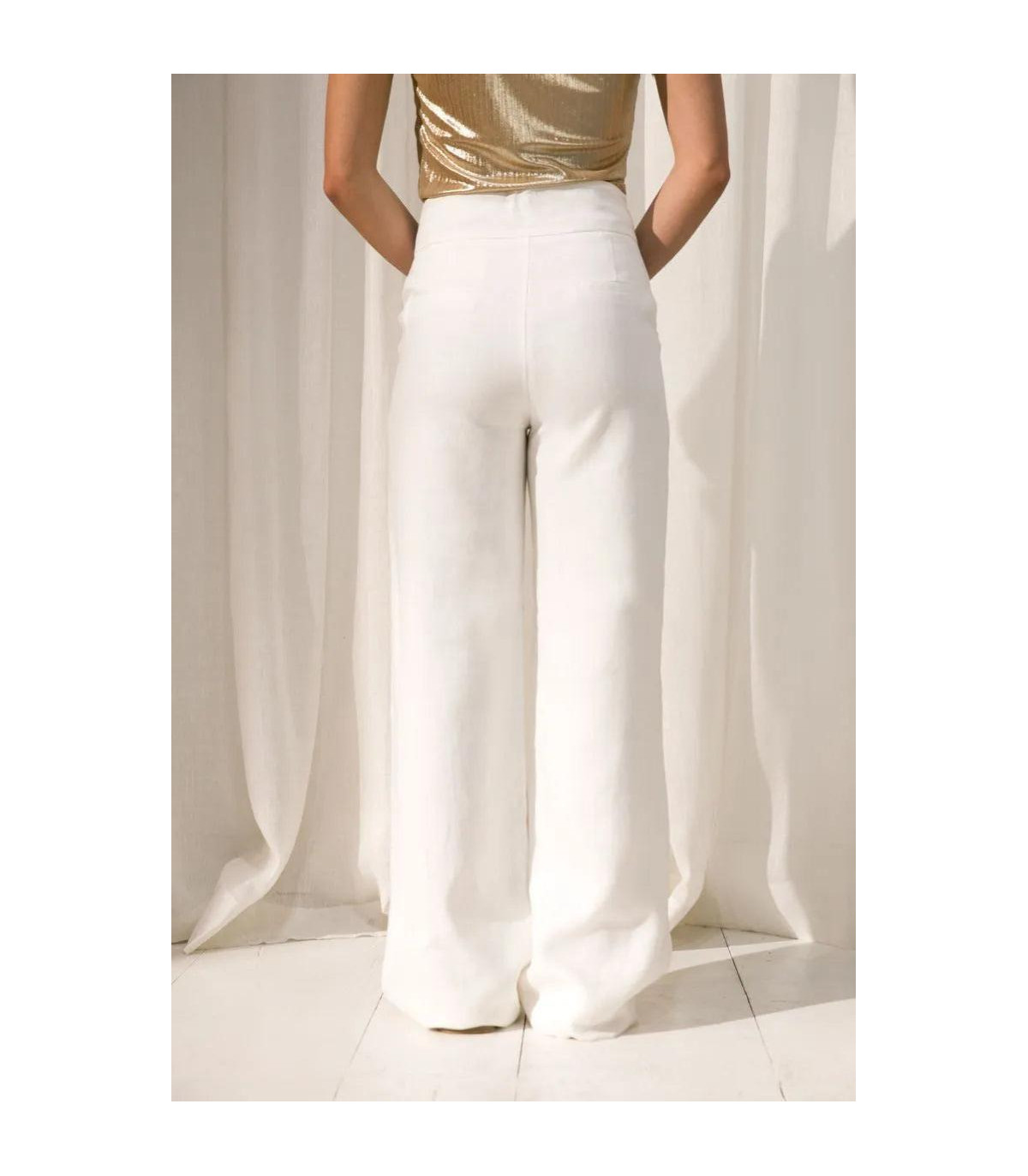 Pantalon Rina Off White