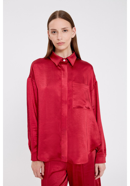 Camisa Adele Bordo