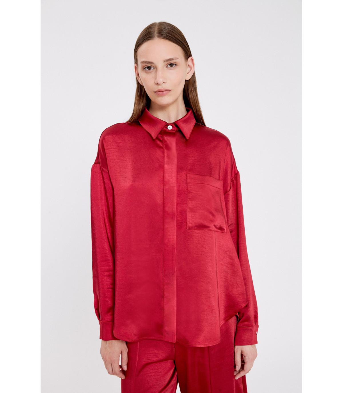 Camisa Adele Bordo