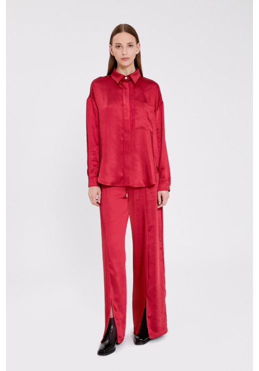 Camisa Adele Bordo