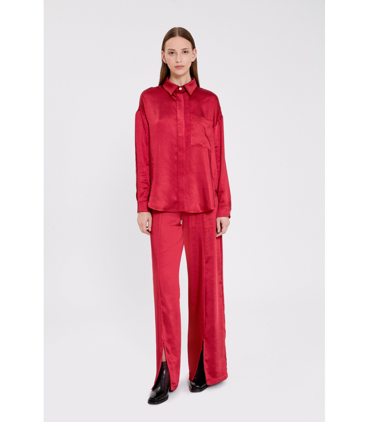 Camisa Adele Bordo