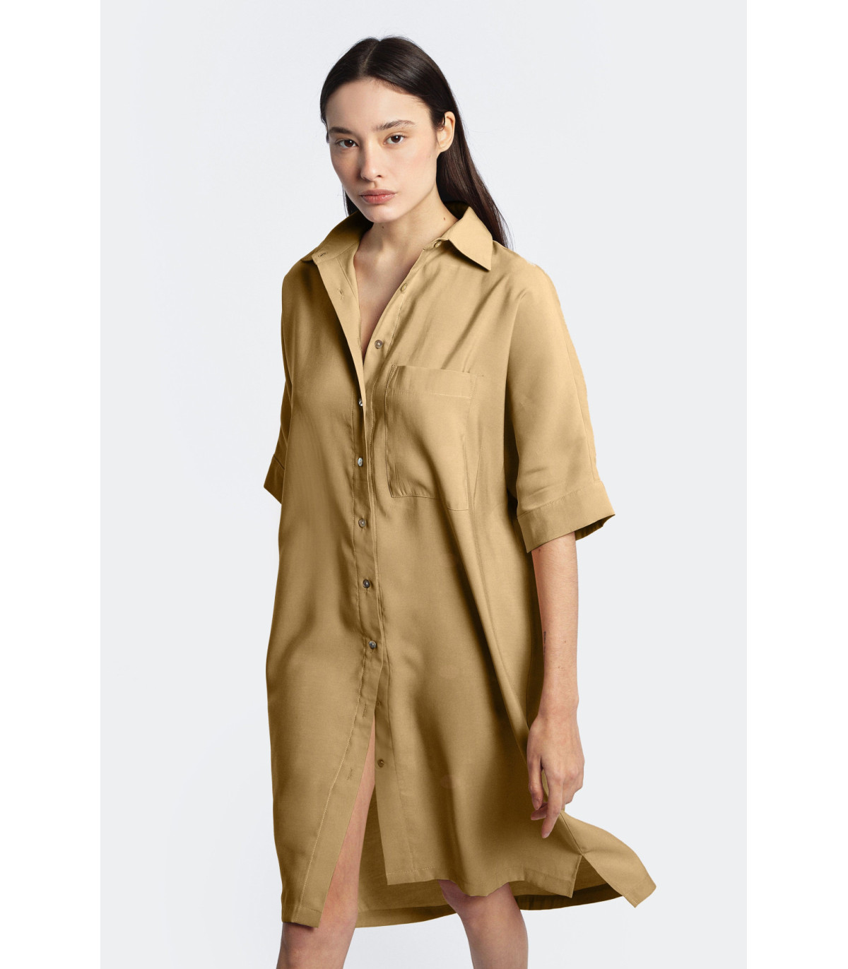 Vestido Kathryn Camel