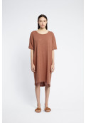 Vestido Zadie Marron