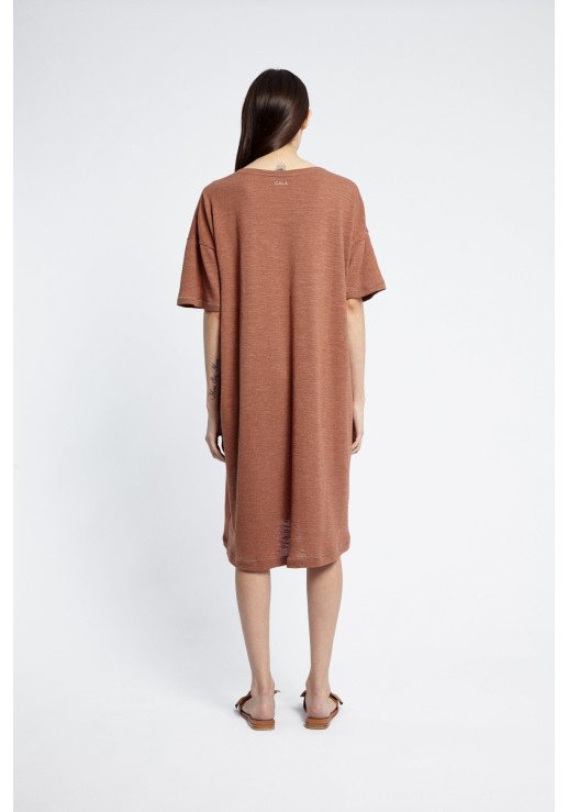 Vestido Zadie Marron