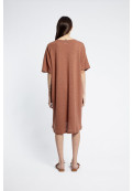 Vestido Zadie Marron