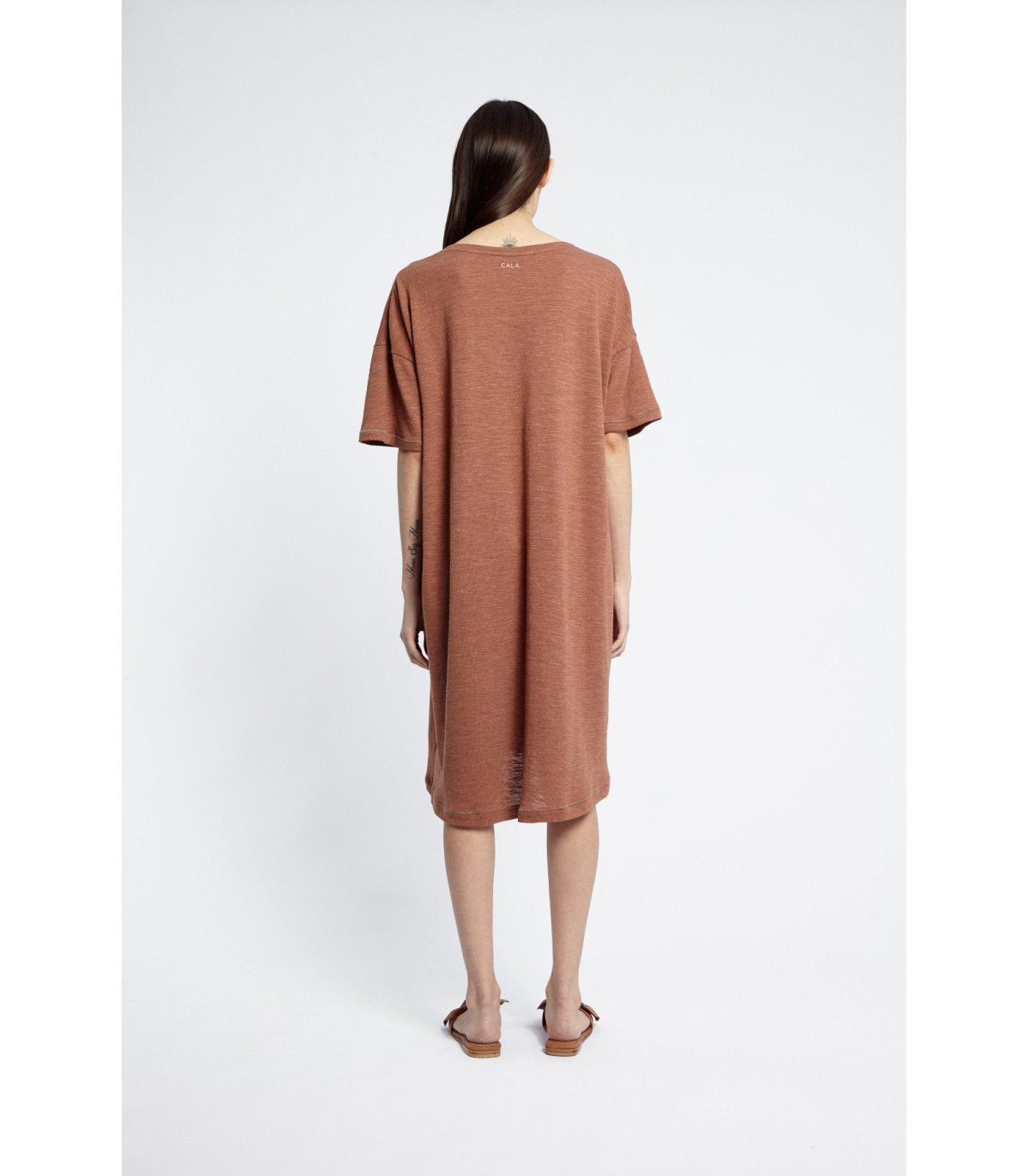 Vestido Zadie Marron