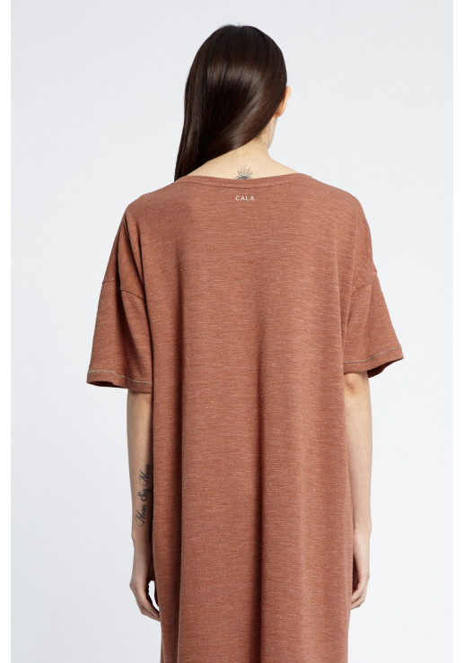 Vestido Zadie Marron