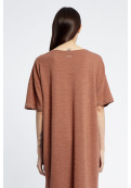 Vestido Zadie Marron