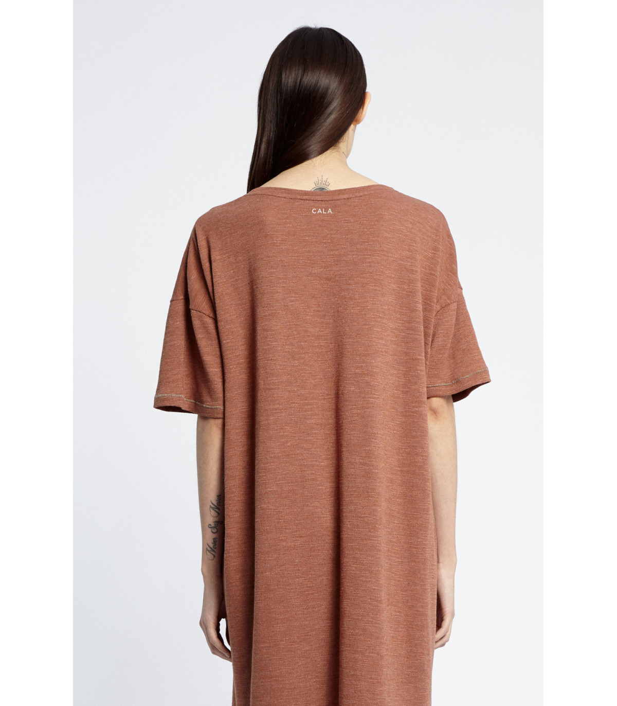 Vestido Zadie Marron
